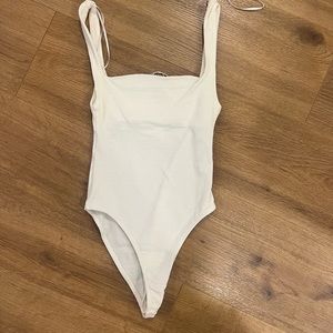 White Zara Bodysuit